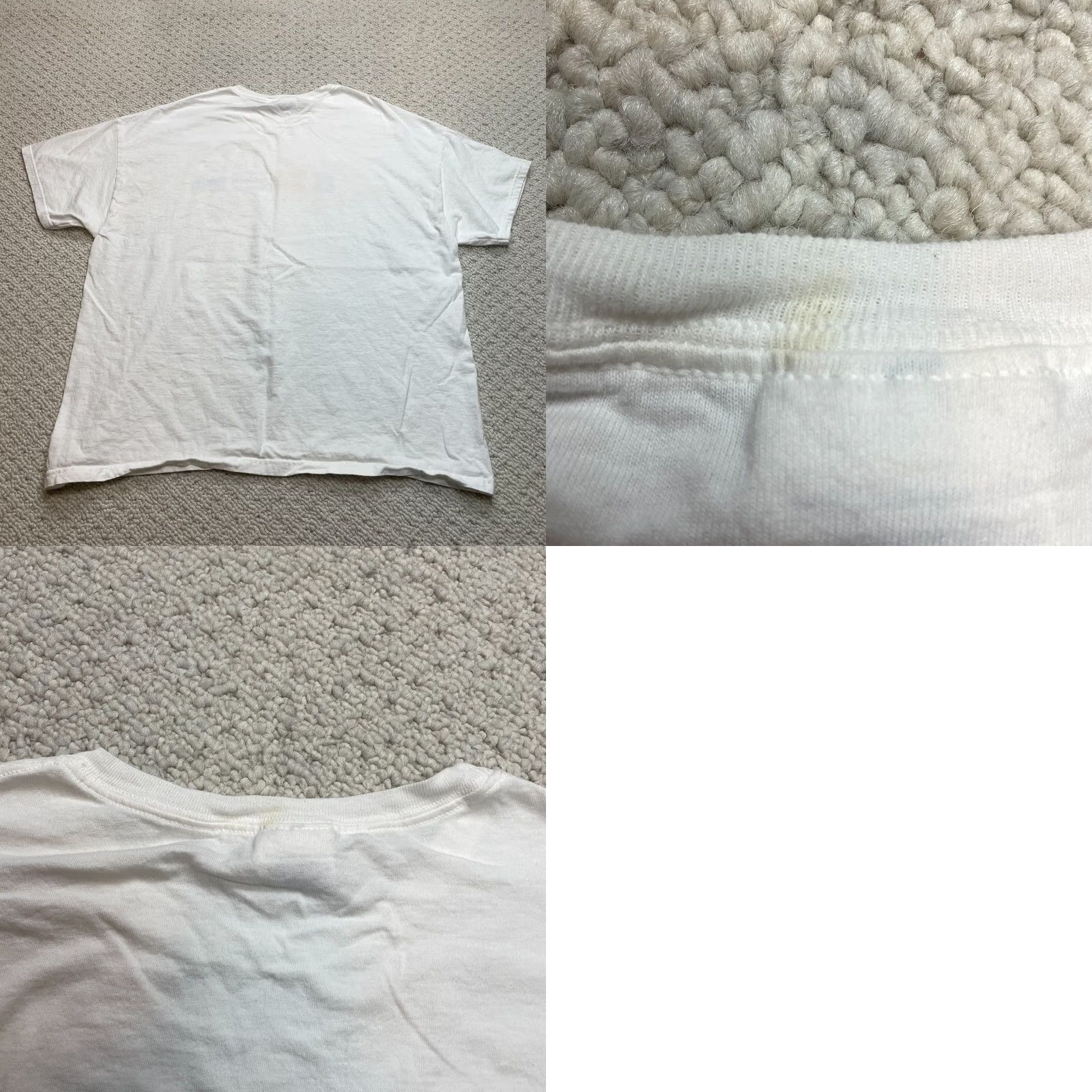 Hanes Hanes Heavyweight Shirt Adult 2XL White Crew Neck Short Sleeve Size US XXL / EU 58 / 5 - 8 Thumbnail