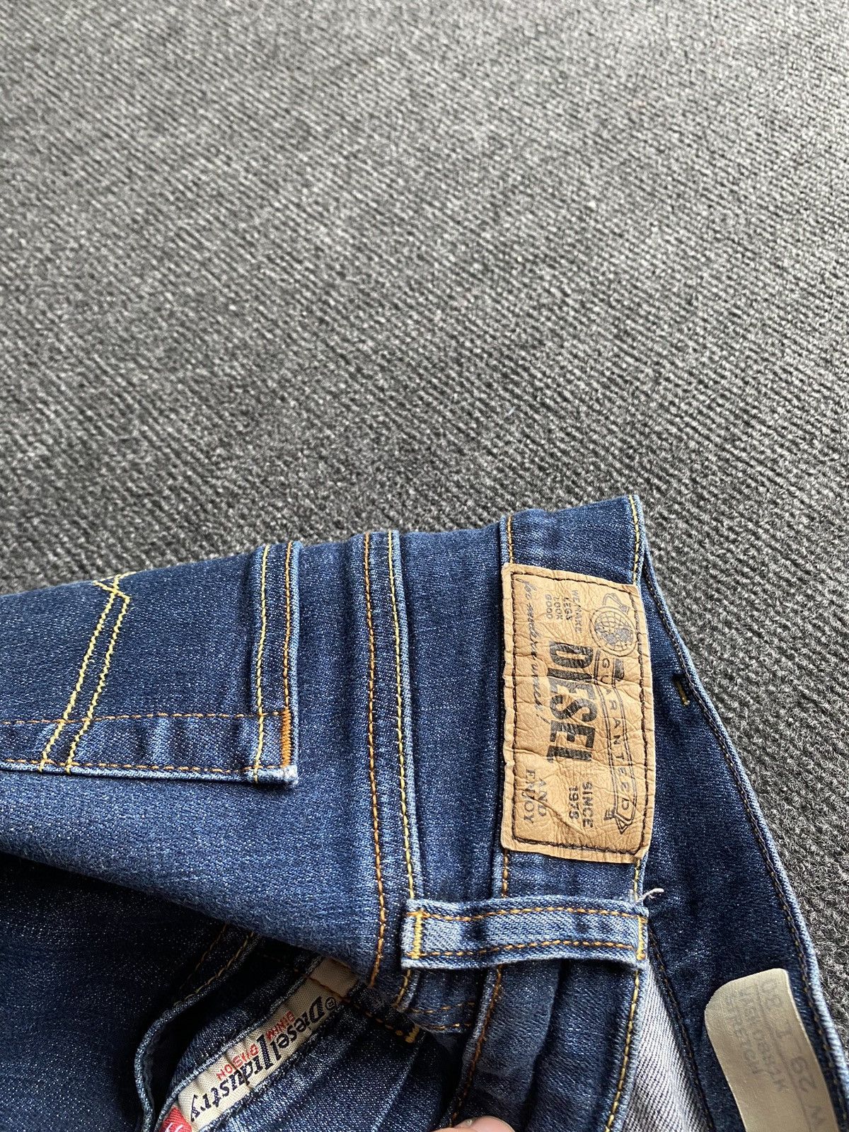 Diesel 🔥Opium Punk Diesel Bootcut Bootzee-st Blue jeans 29 sexy y2k Size 29" - 13 Thumbnail