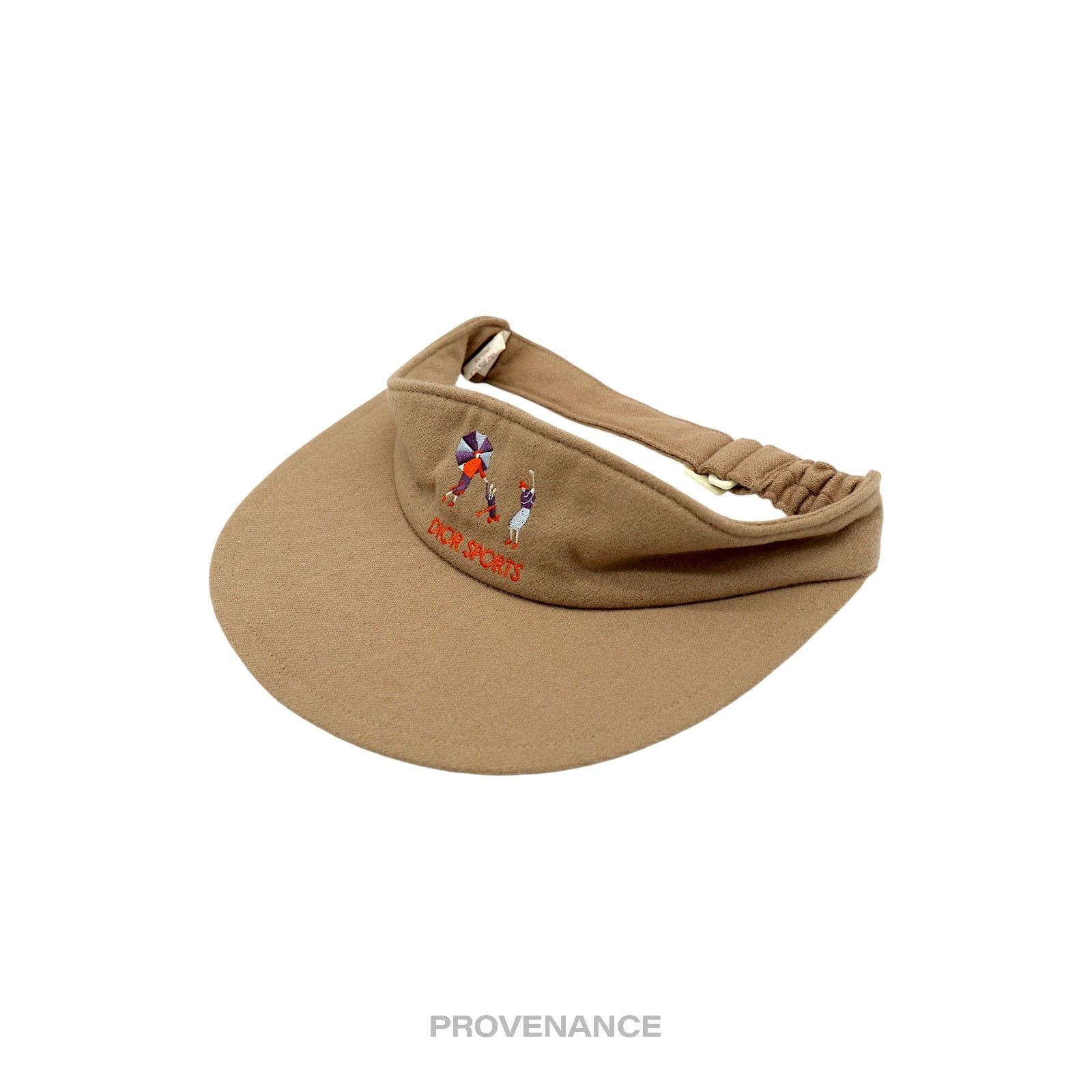Dior 🔴 Dior Sports Golf Embroidered Visor - Sand Size ONE SIZE - 4 Thumbnail