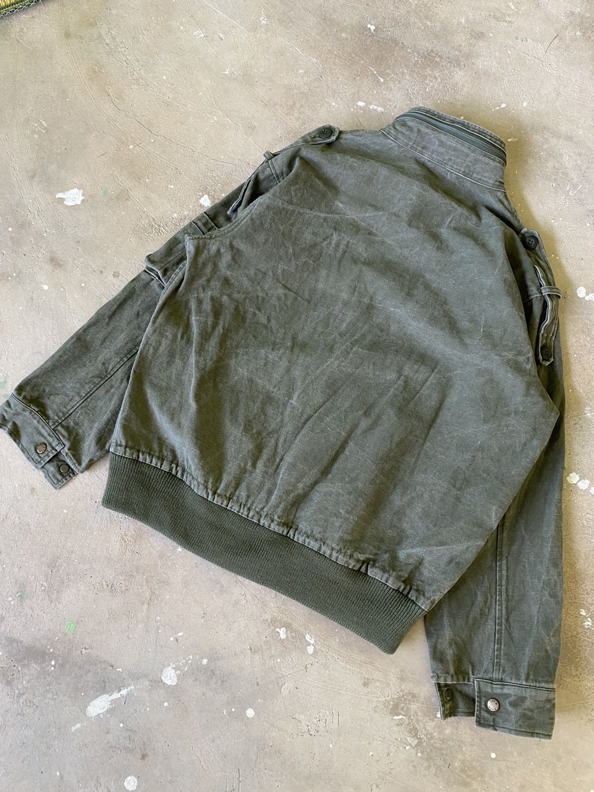 Japanese Brand Evenriver Hidden Hood Military Bomber Jacket Size US L / EU 52-54 / 3 - 14 Thumbnail