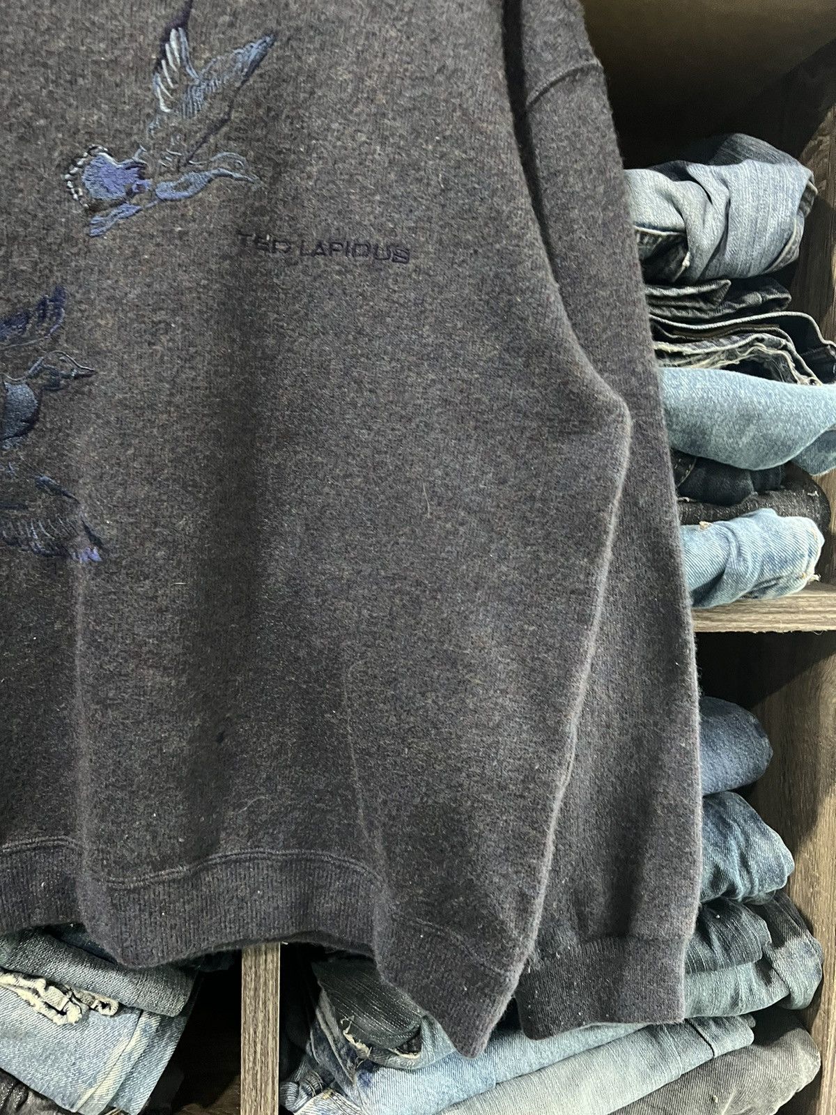 TED LAPIDUS 🔥Vintage Ted Lapidus Flying Birds Embroidery Sweatshirt Size US M / EU 48-50 / 2 - 8 Thumbnail