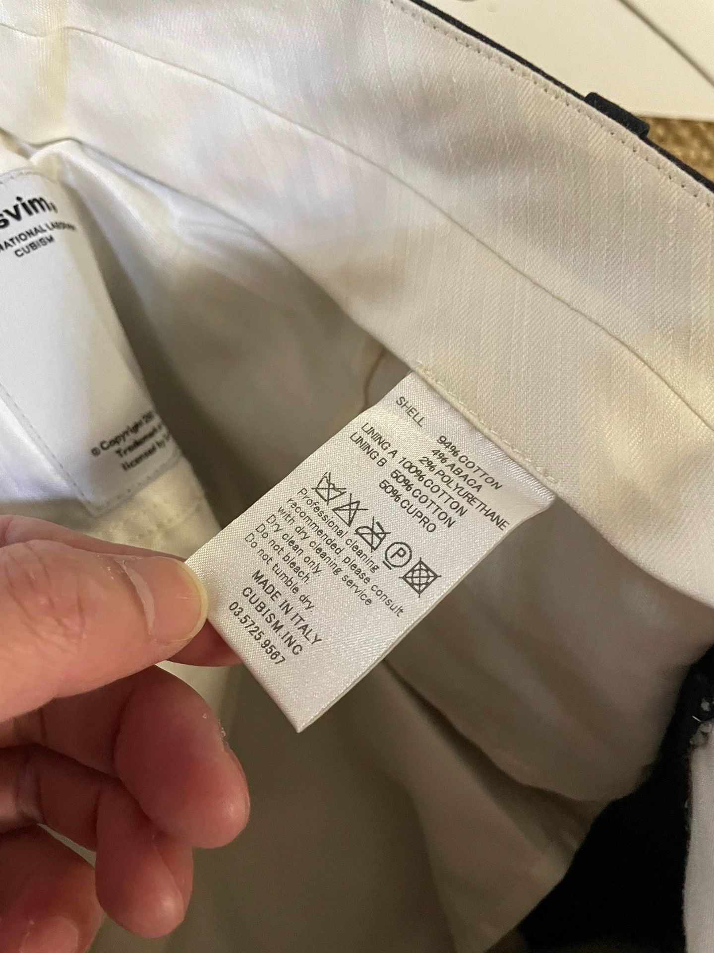 Visvim VISVIM PACCARD SLACKS IT striped cuffed slacks S black new Size US 29 - 7 Thumbnail
