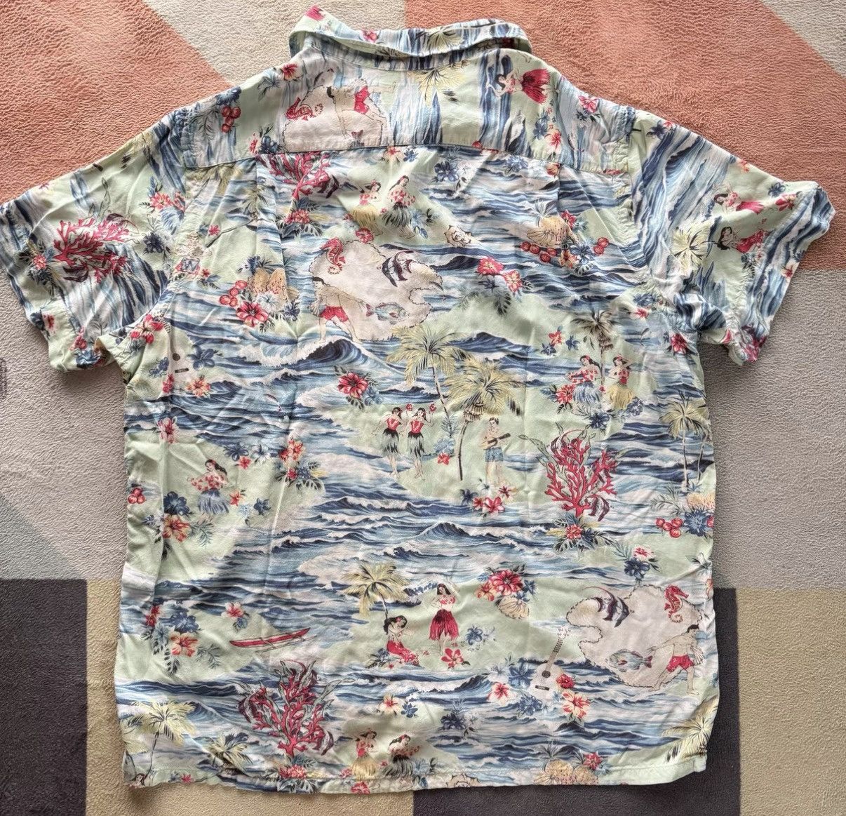 Polo Ralph Lauren Ralph Lauren RL Polo Hawaiian Short Sleeve Shirt K22 Size US L / EU 52-54 / 3 - 6 Thumbnail