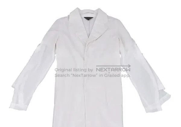 Comme des Garcons Comme des Garcons White vintage long coat Size S / US 4 / IT 40 - 4 Thumbnail