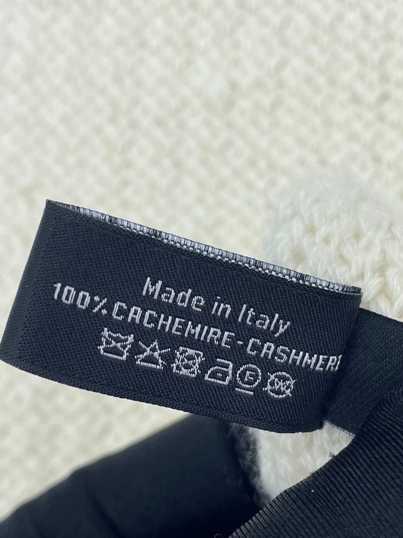 Chanel Chanel Black White Scarf Knit Wool Style -2505 Size ONE SIZE - 5 Thumbnail