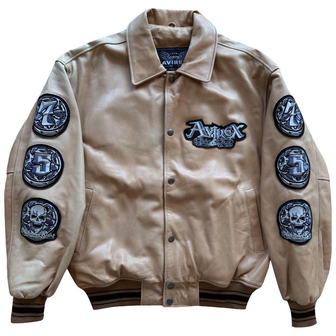 Avirex Avirex Leather Varsity Jacket Size US L / EU 52-54 / 3 - 2 Thumbnail