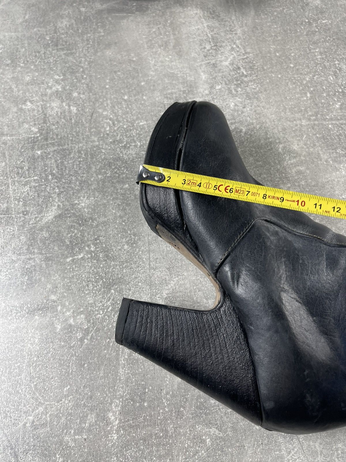 Fiorentini + Baker Fiorentini + Baker Platform Leather Ankle Boots Black Size US 7 / IT 37 - 12 Thumbnail