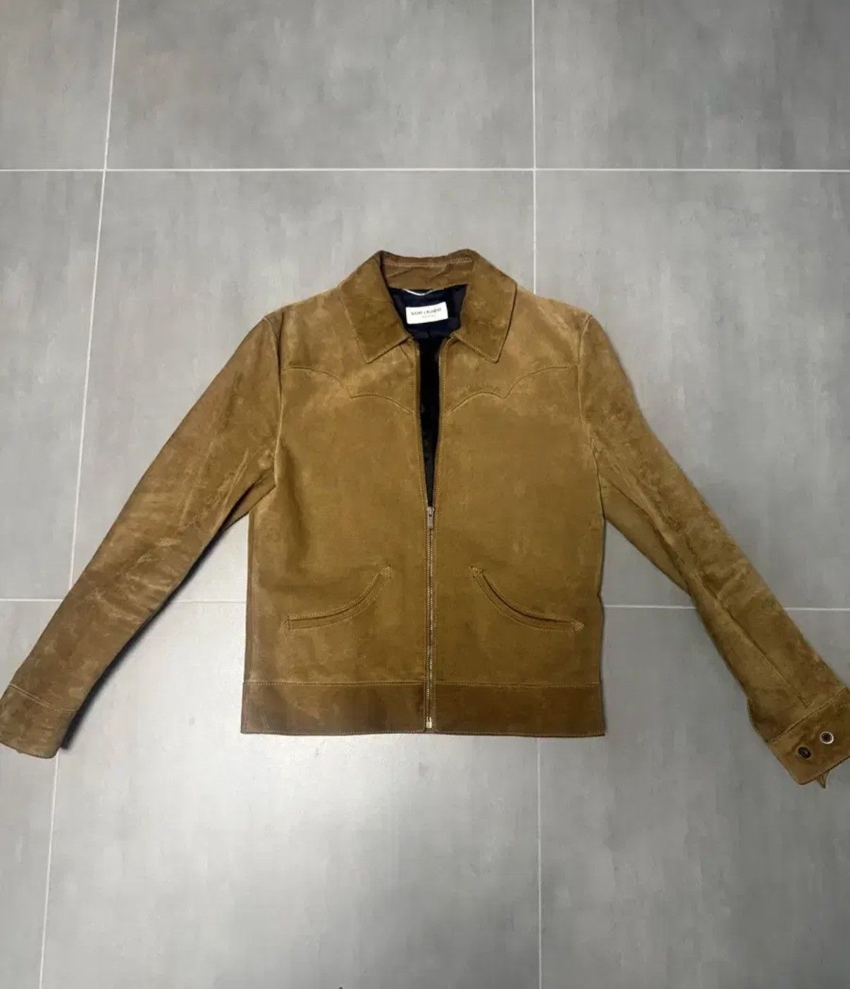 Saint Laurent Paris Saint laurent western suede leather jacket sz46 Size US S / EU 44-46 / 1 - 1 Thumbnail