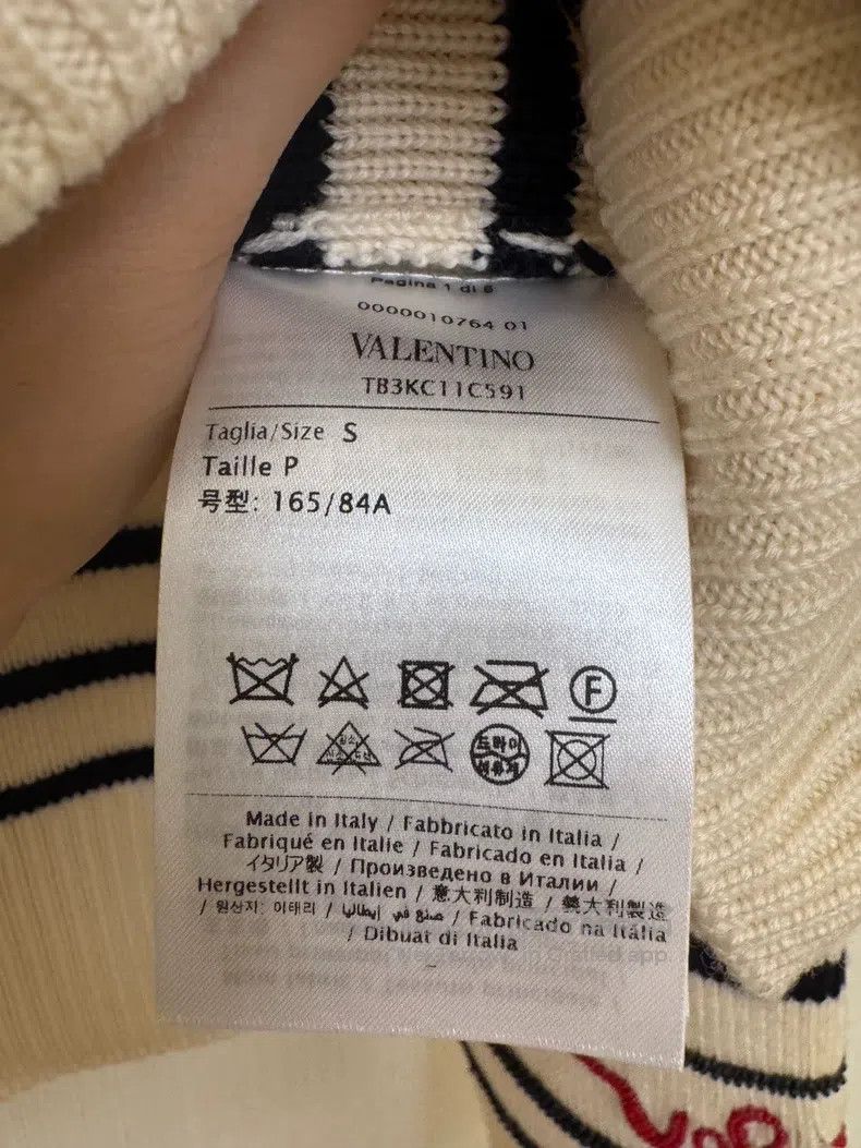 Valentino Valentino Striped navy sweater Size S / US 4 / IT 40 - 6 Thumbnail