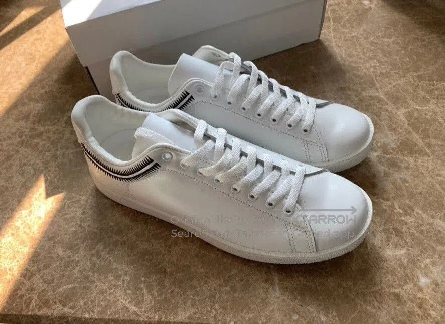 Undercover Undercover White Sneakers with Zigzag Embroidery. Size US 9.5 / EU 42-43 - 3 Thumbnail