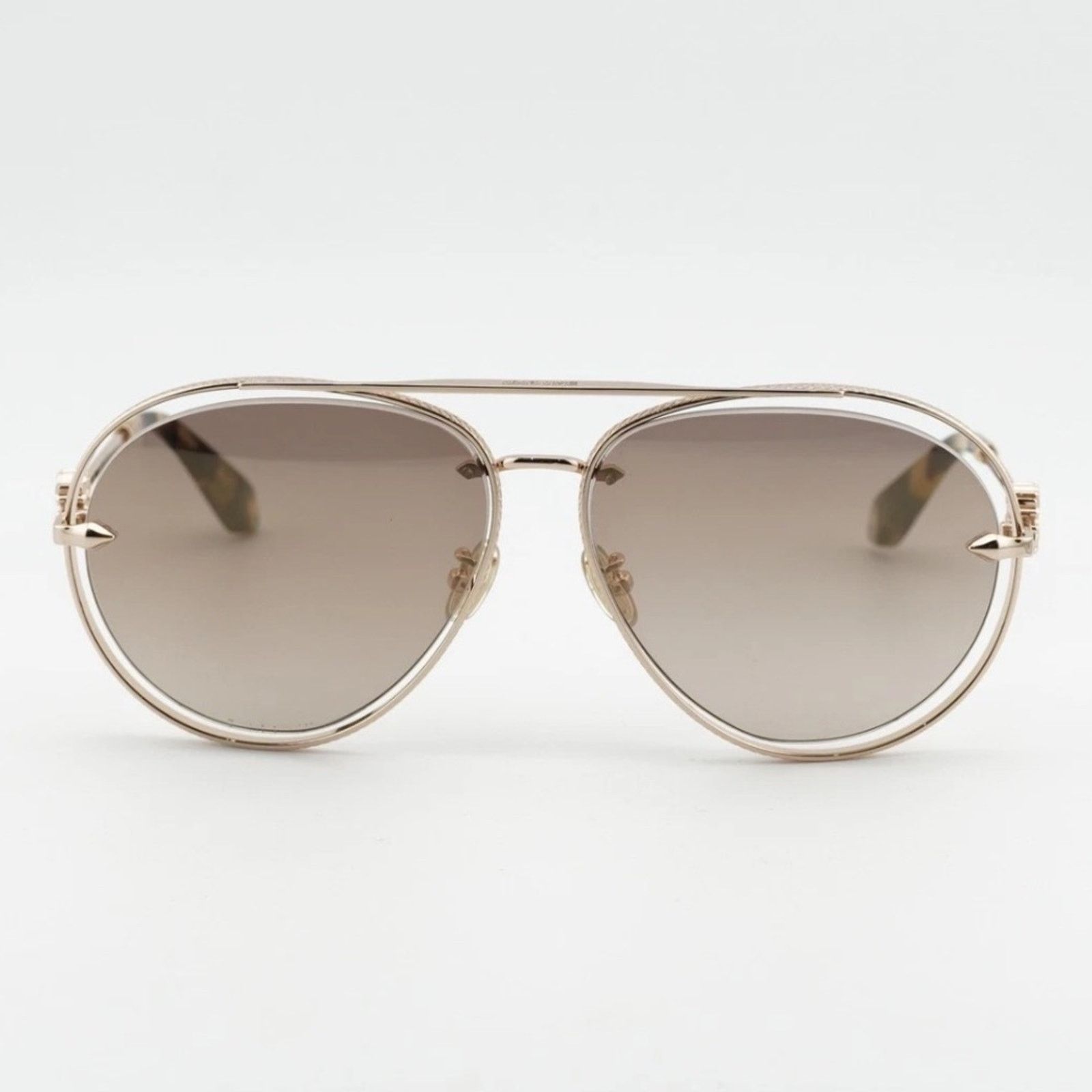Roberto Cavalli Roberto Cavalli SRC032M Rose Gold Sunglasses 300G NEW Size ONE SIZE - 3 Thumbnail