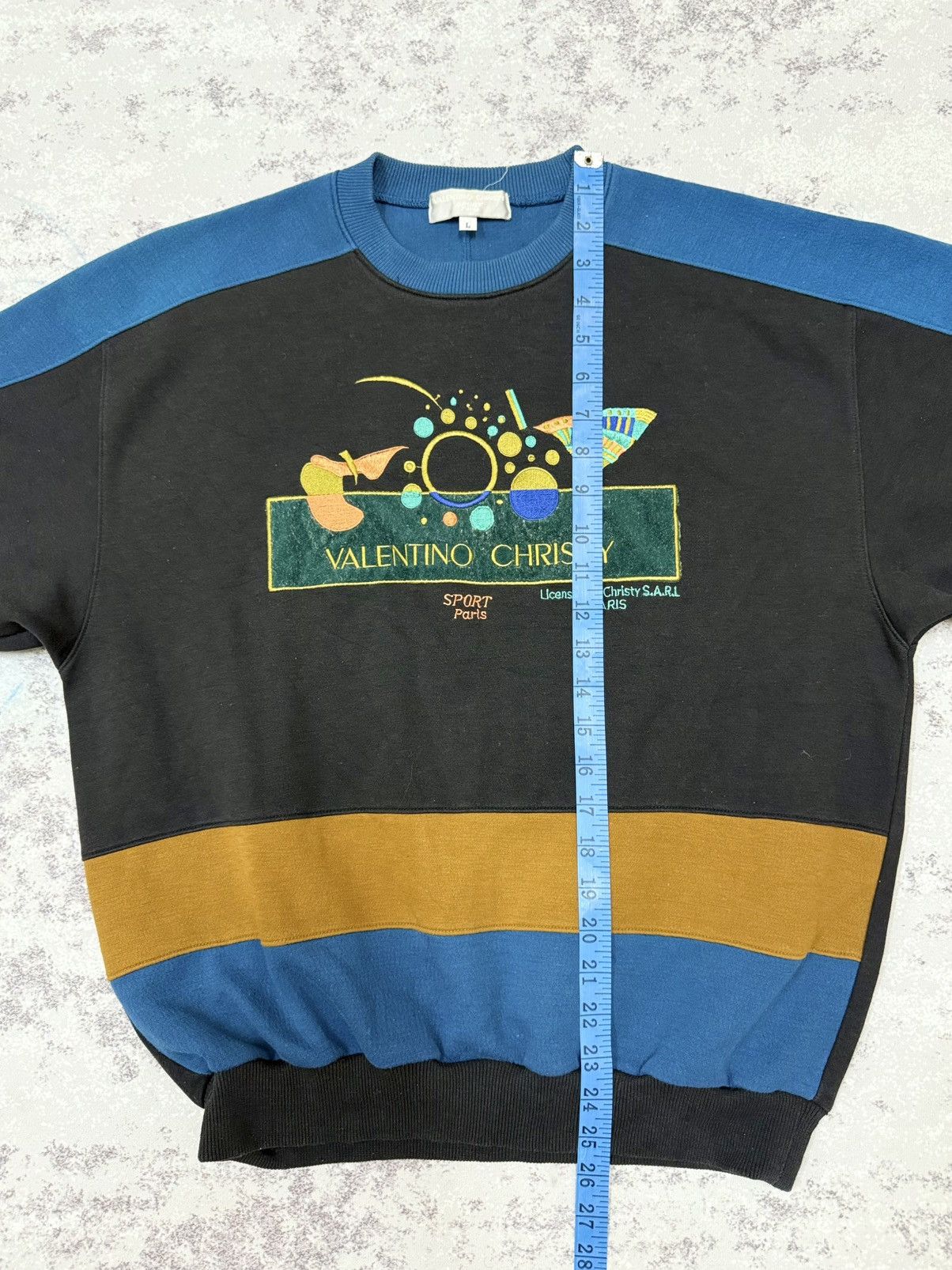 Valentino Vintage 90s Valentino Christy Biglogo Sweatshirt Size US M / EU 48-50 / 2 - 14 Thumbnail
