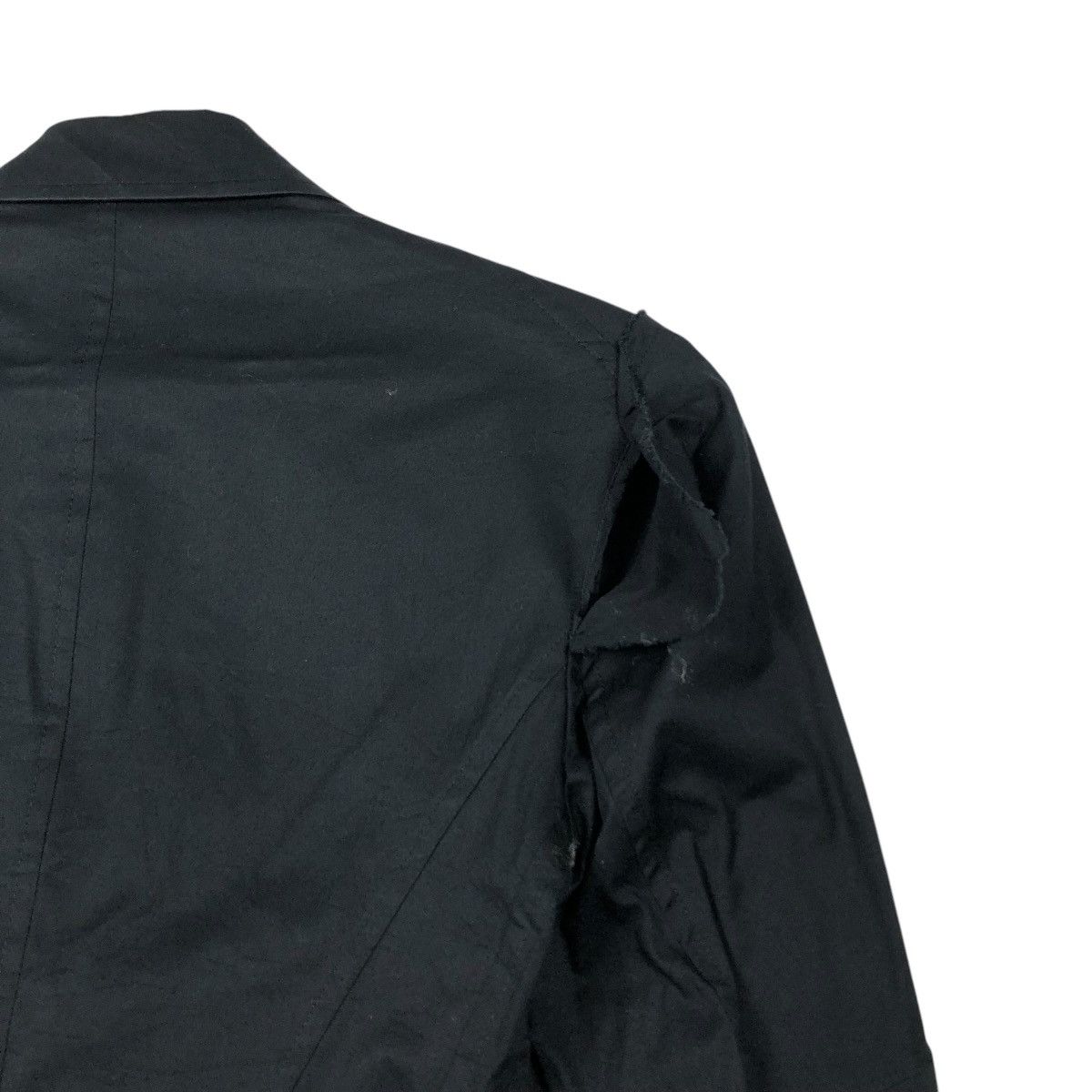 Yohji Yamamoto 🔥CROPPED COATS JACKET YOHJI YAMAMOTO RICH BLACK Size XS / US 0-2 / IT 36-38 - 11 Thumbnail