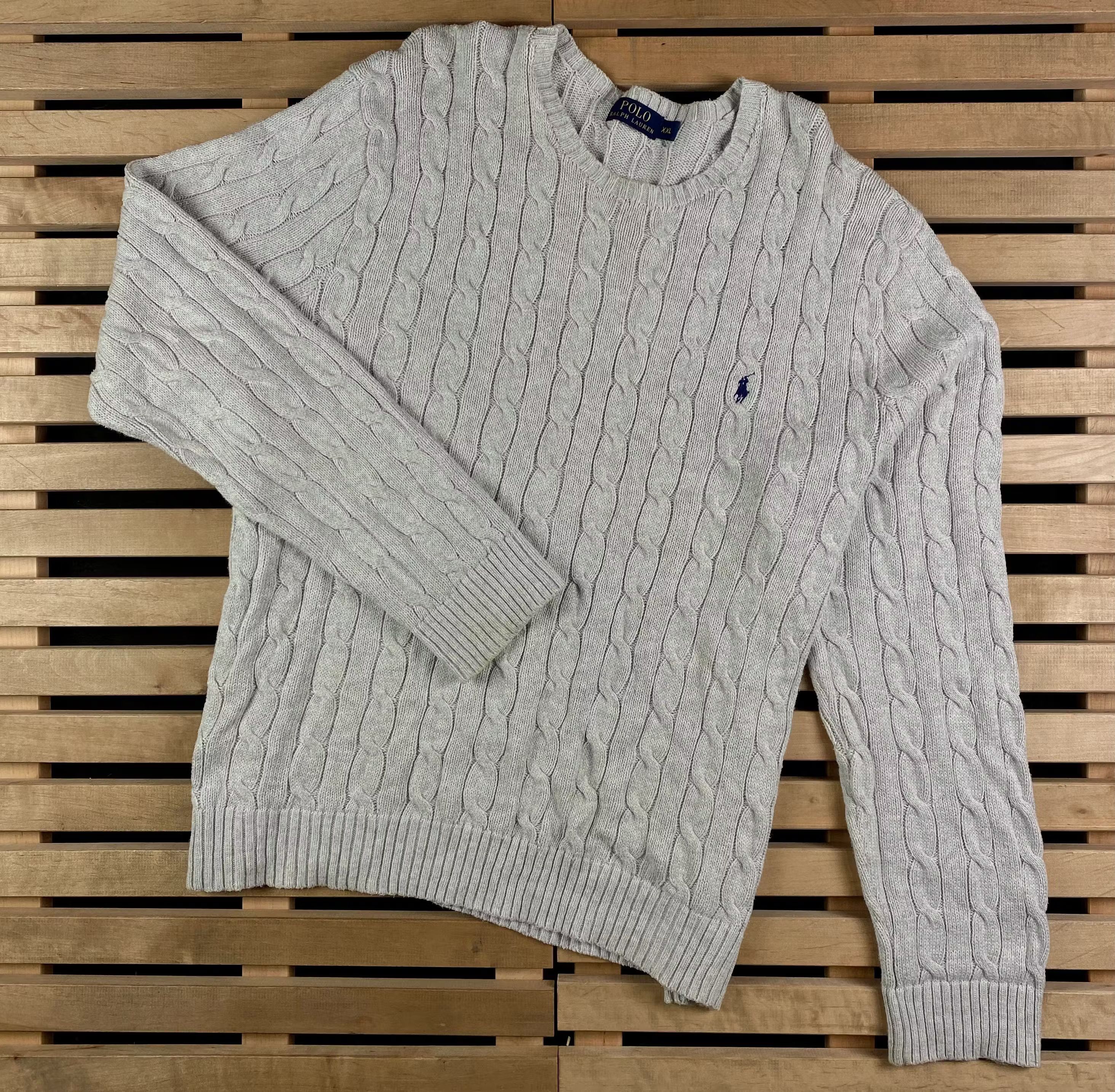 Polo Ralph Lauren × Ralph Lauren Mens Sweater Sweatshirt Polo by Ralph Lauren Size XXL Gray Size US XXL / EU 58 / 5 - 1 Thumbnail