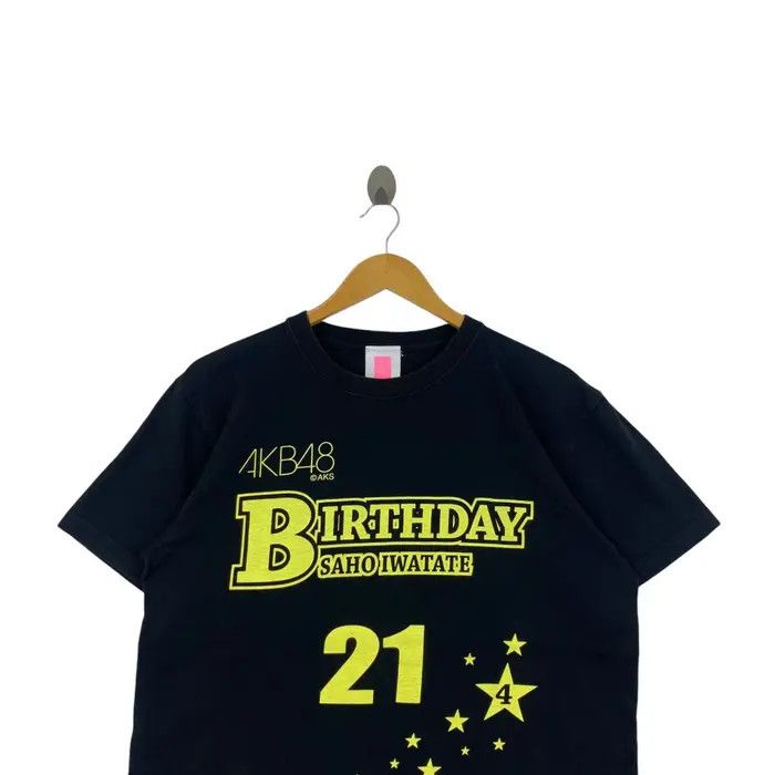 Vintage AKB48 SAHO IWATATE Birthday Celebration Japan Idol Tee Shirt Size US L / EU 52-54 / 3 - 2 Thumbnail