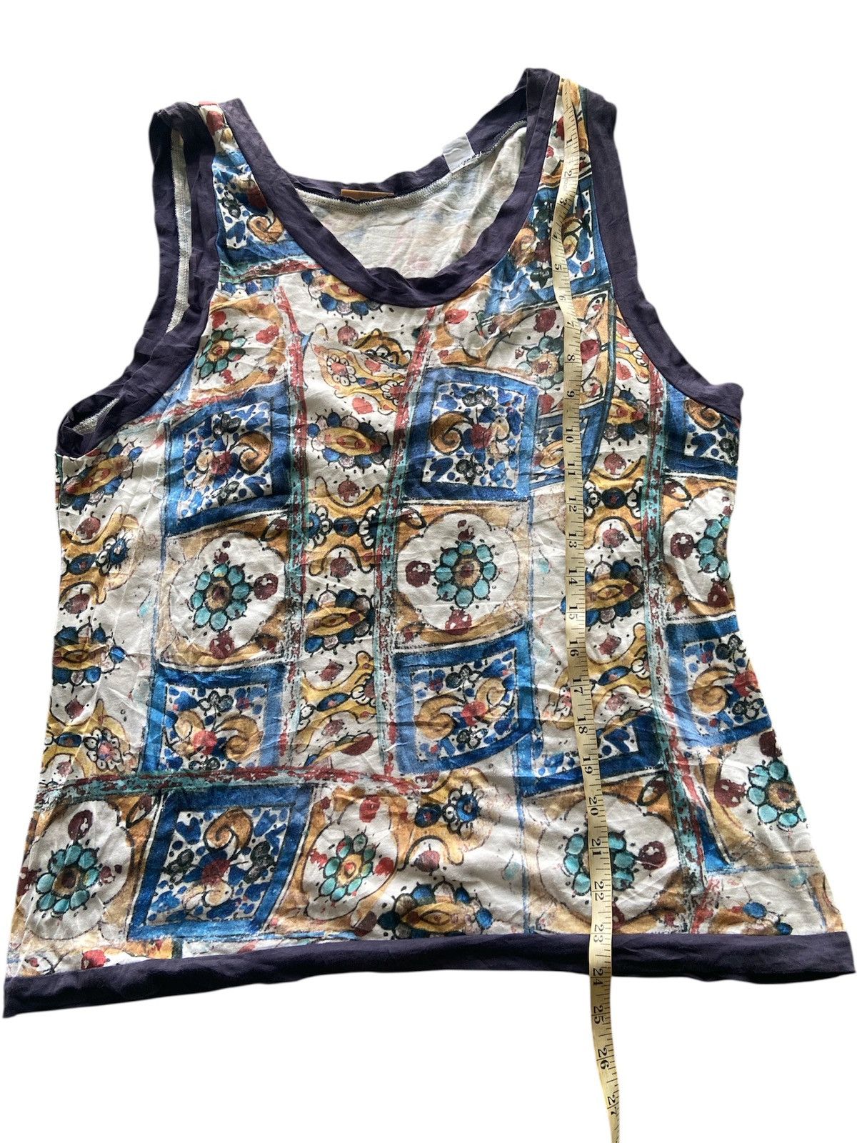 John Galliano JOHN GALLIANO TANK TOP XLARGE Size XL / US 12-14 / IT 48-50 - 6 Thumbnail
