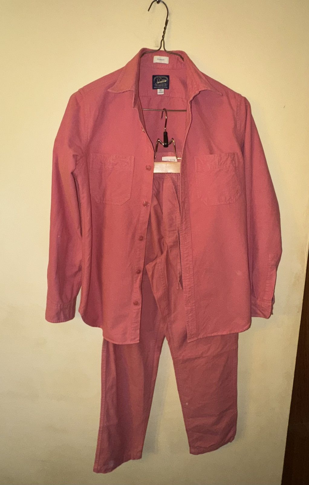J.Crew J Crew Men’s Lightweight Chamois Shirt and Pants Set, XS Size US XS / EU 42 / 0 - 1 Thumbnail