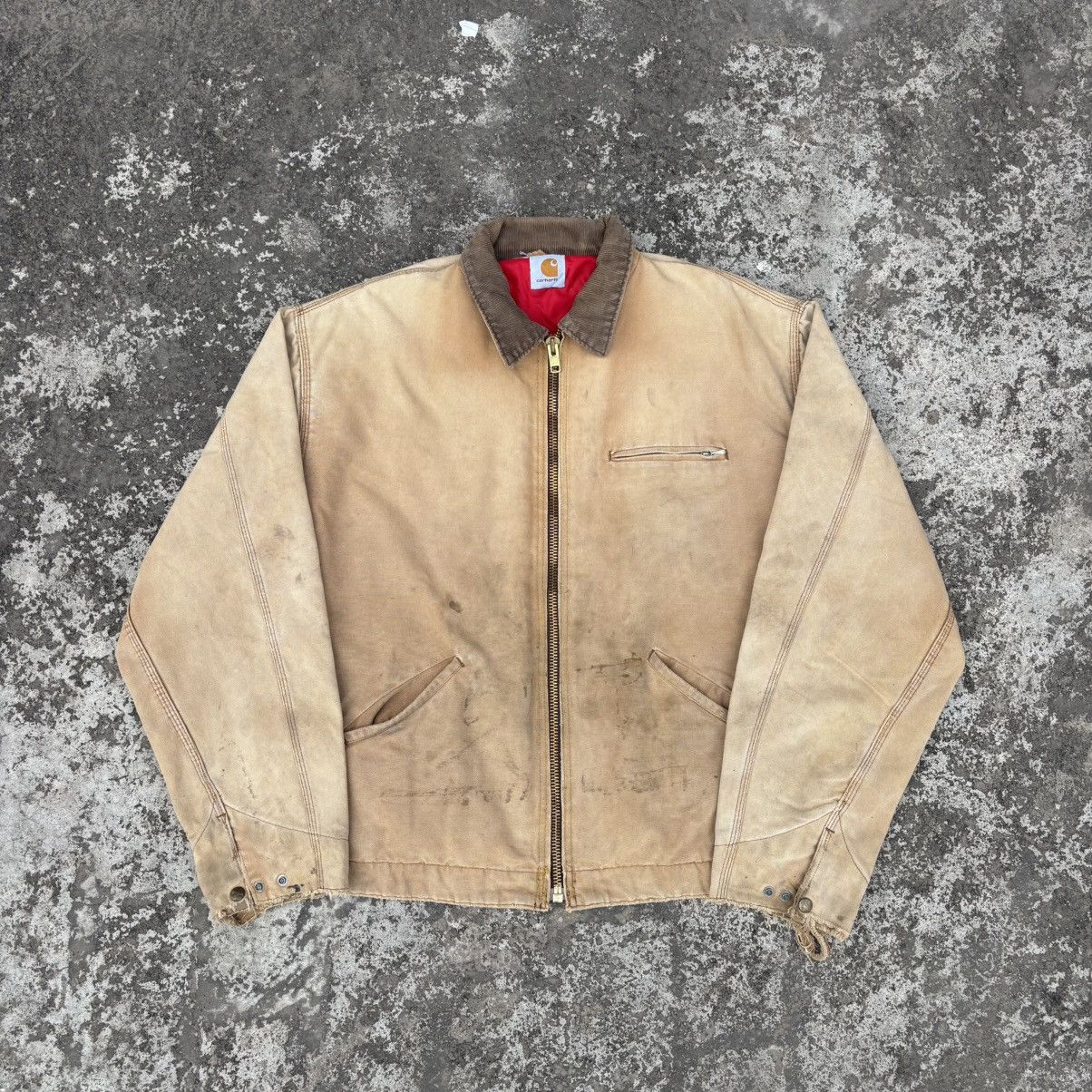 Carhartt Vintage Carhartt Detroit Jacket 6QLJT Size US XL / EU 56 / 4 - 1 Thumbnail