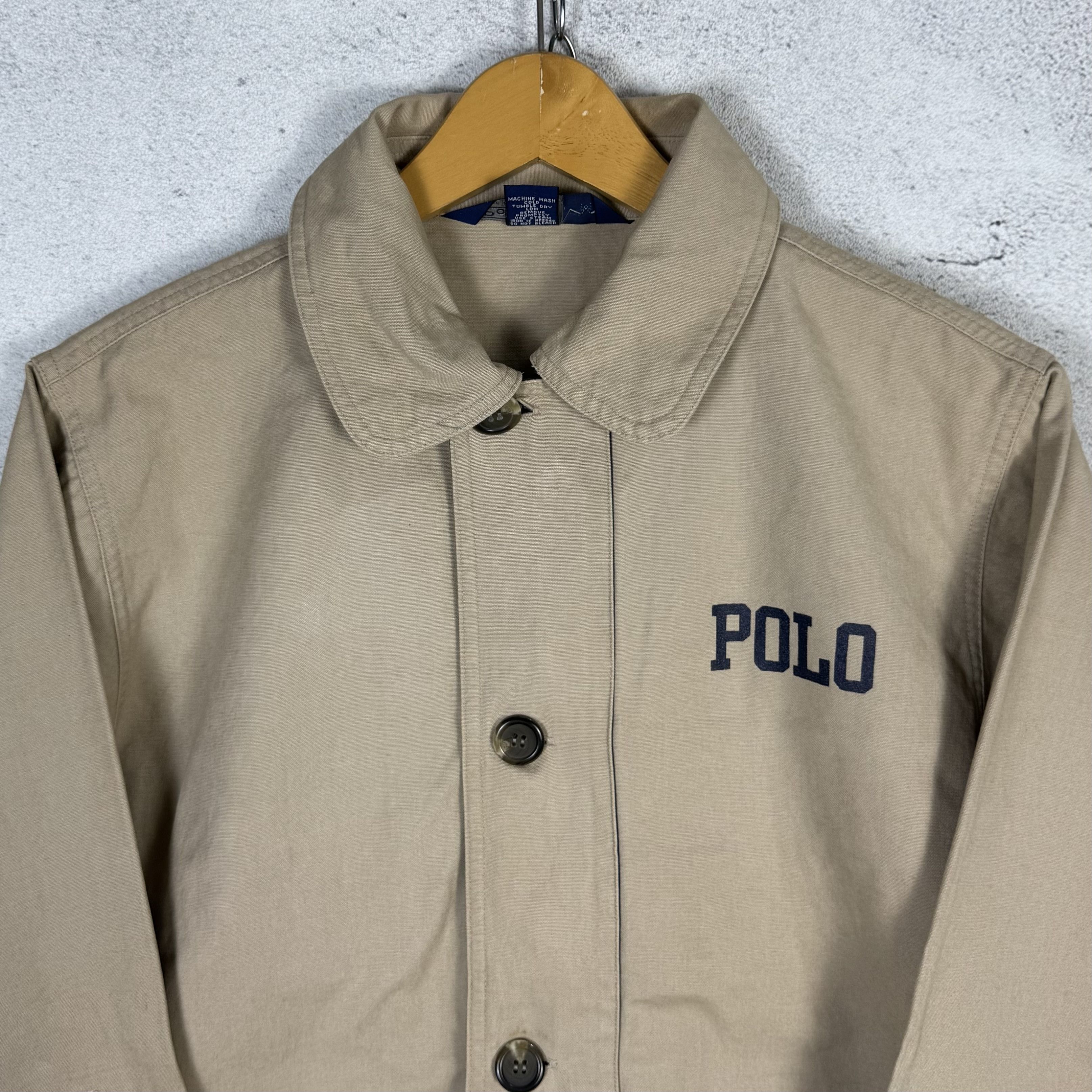 Polo Ralph Lauren Vintage Polo Ralph Lauren Cotton Canvas Jacket Size US S / EU 44-46 / 1 - 4 Thumbnail