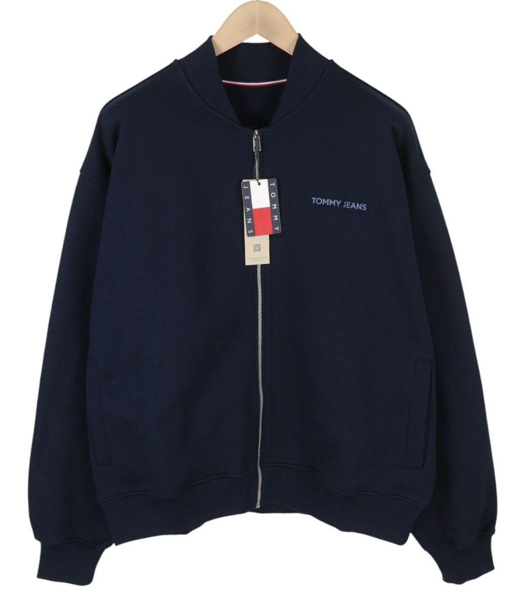 Tommy Hilfiger L Dark Blue Bomber Neck Zip Sweatshirt 87396 Size US L / EU 52-54 / 3 - 3 Thumbnail