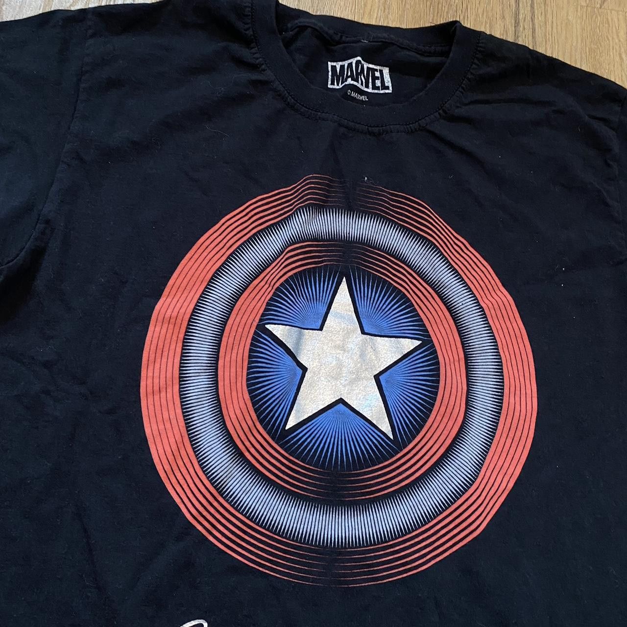 Marvel Comics Marvel Captain America navy t-shirt Size US S / EU 44-46 / 1 - 3 Thumbnail