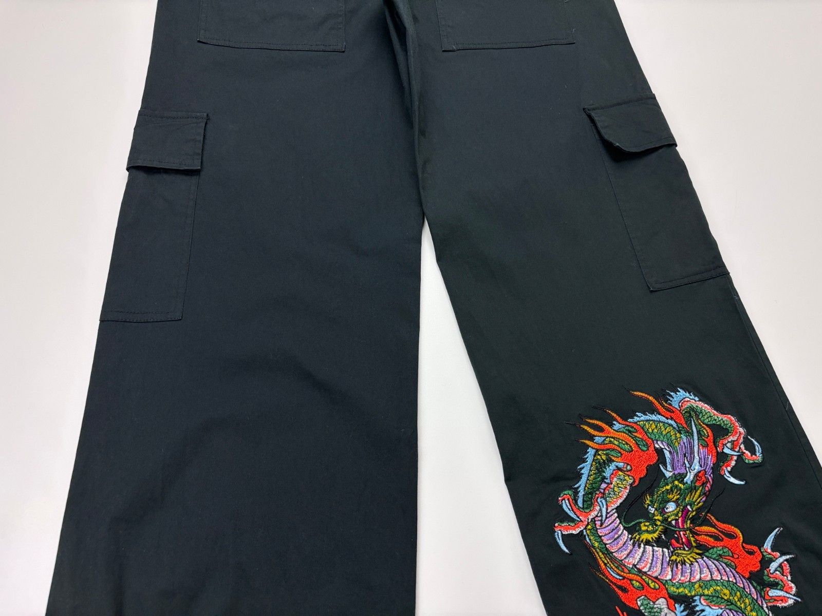 Ed Hardy Womens Ed Hardy x Urban Outfitters Cargo Pants Black Size XS Size 28" / US 6 / IT 42 - 7 Thumbnail