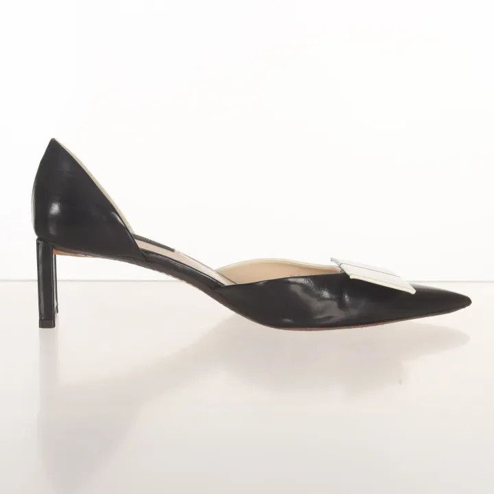 Louis Vuitton Black and White High Heels -2508