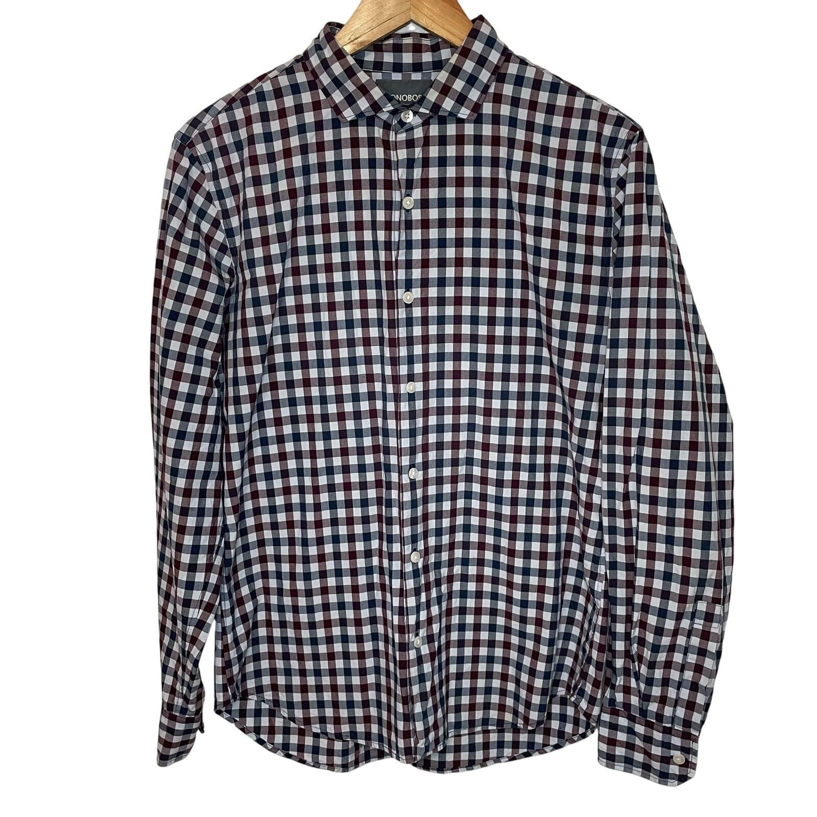 Bonobos Bonobos Plaid Button Up M Mens Slim Fit Long Sleeve Collared Size US M / EU 48-50 / 2 - 1 Thumbnail
