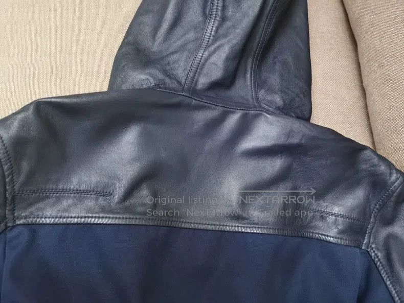 Dior Dior Homme Patchwork Leather Jacket with Hood. Size US M / EU 48-50 / 2 - 7 Thumbnail