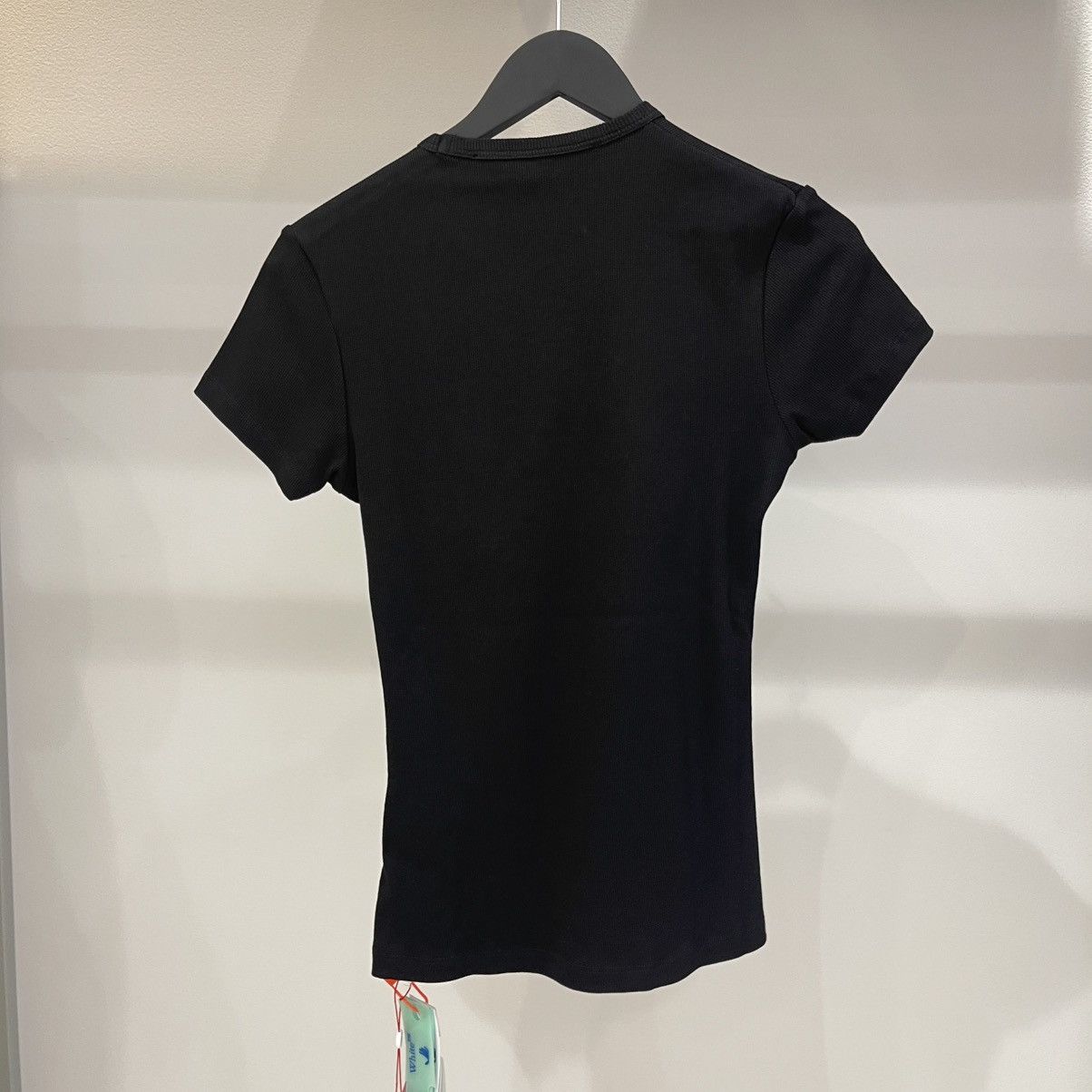 Off-White Off-White Stamp Rib Cropped Tee Size US XS / EU 42 / 0 - 3 Thumbnail