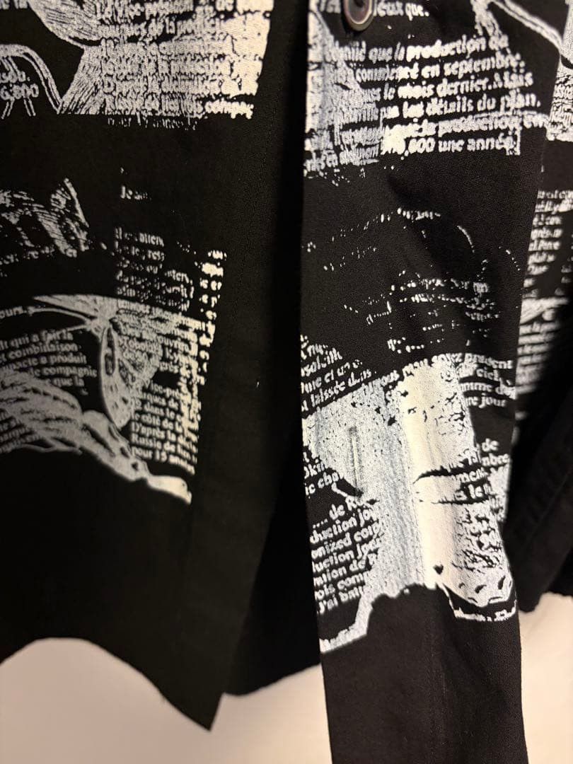 Ground Y Yohji Yamamoto Printed Shirt LIKE NEW Size US L / EU 52-54 / 3 - 4 Thumbnail