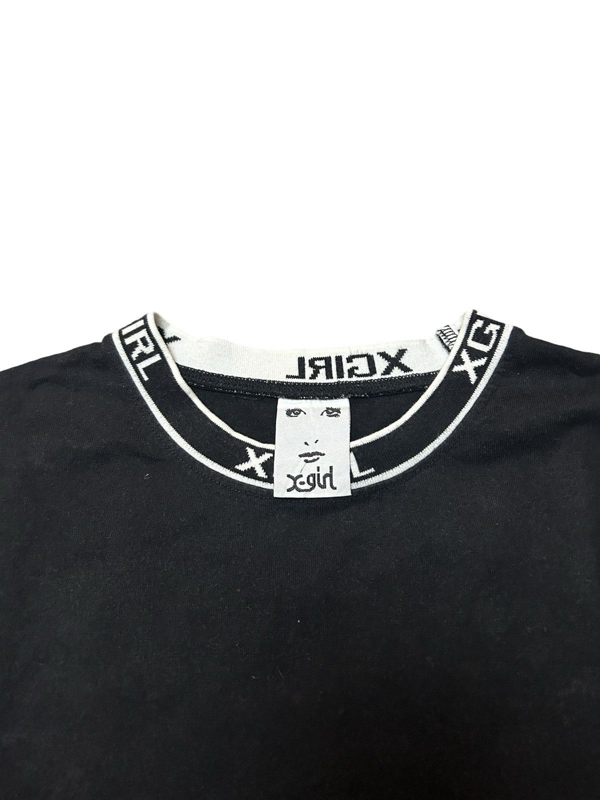 Vintage × X-Girl Collar Logo Pocket T-Shirt Size S / US 4 / IT 40 - 4 Thumbnail