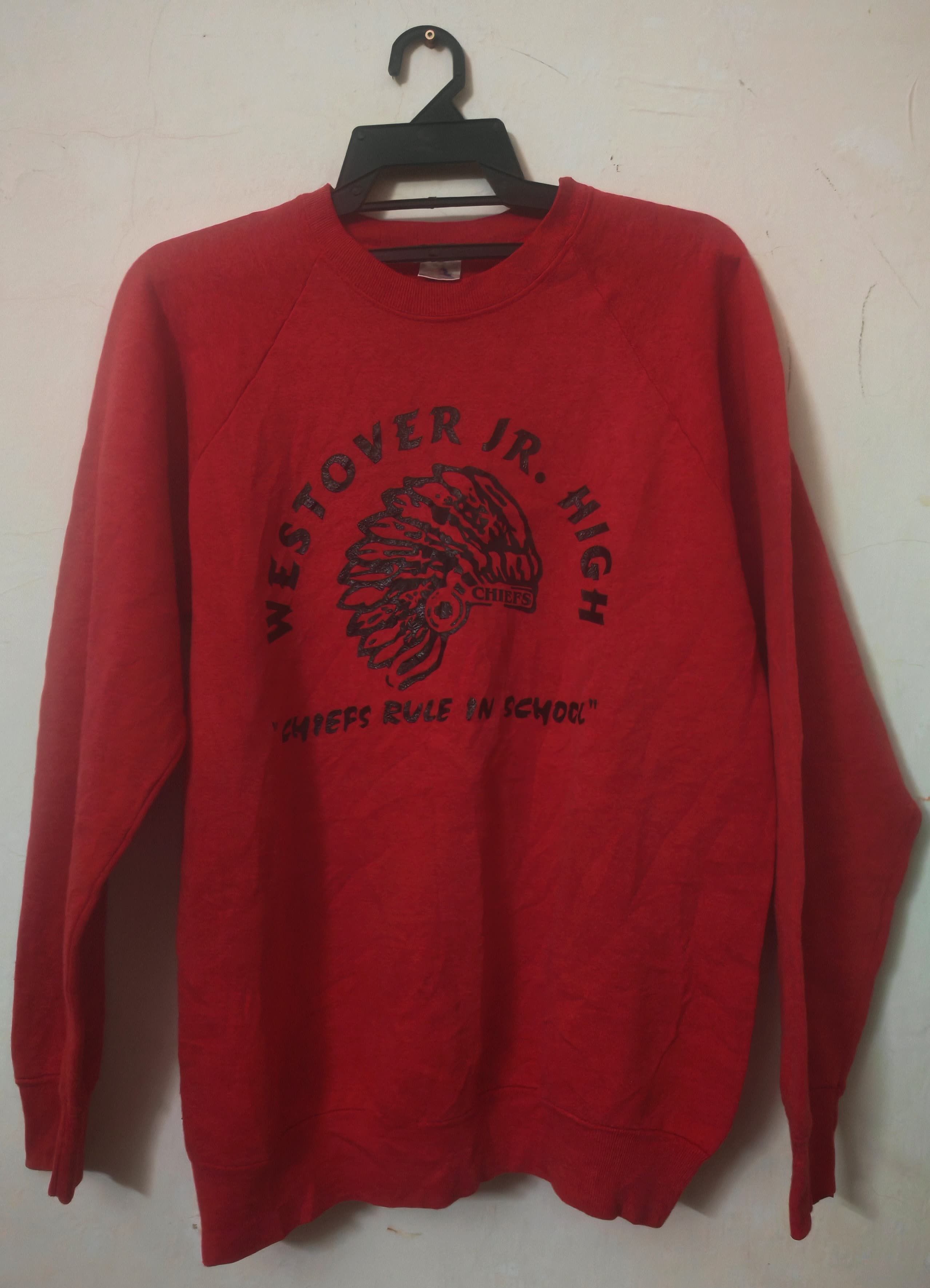 Fruit Of The Loom Vintage FOTL Westover Jr High Sweatshirt Size US L / EU 52-54 / 3 - 2 Thumbnail