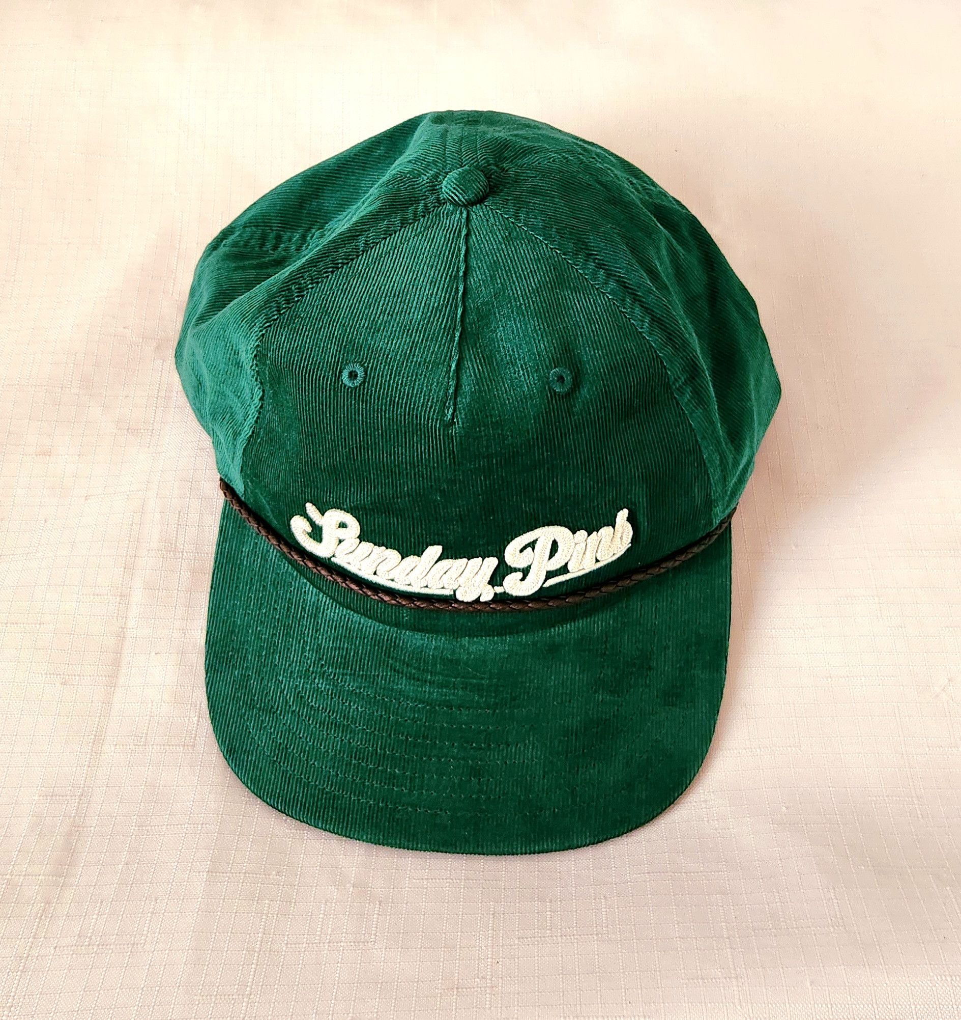 Adidas Adidas Sunday Pins Green Golf Leather adjustable Corduroy Size ONE SIZE - 1 Thumbnail