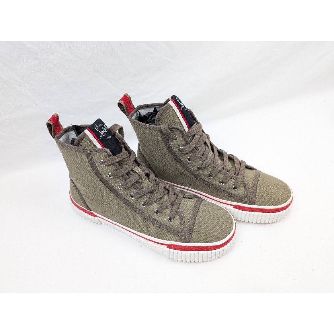 Christian Louboutin o1rshd1 Pedro Flat Shoe in Sierra Size US 11.5 / EU 44-45 - 18 Thumbnail