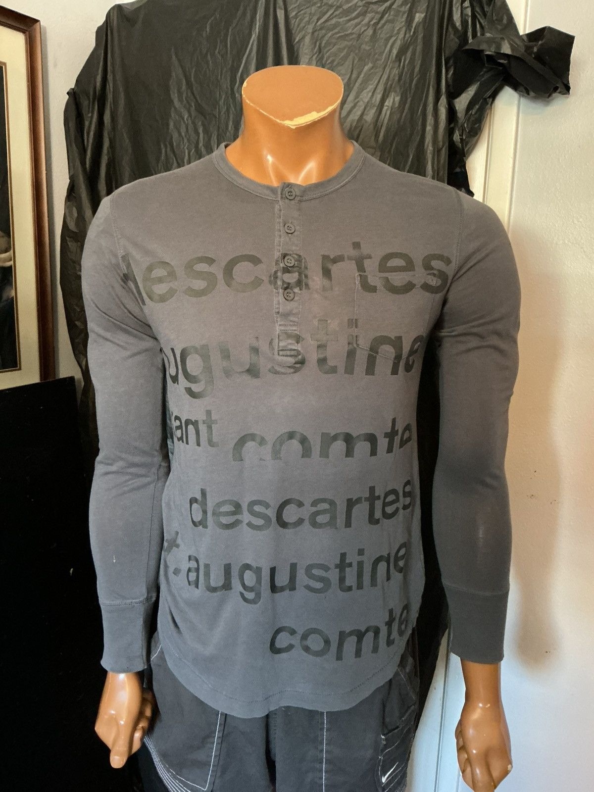 Libertine Rare Y2K Libertine Handmade Johnson Hartig Henley T-Shirt Size US S / EU 44-46 / 1 - 12 Thumbnail