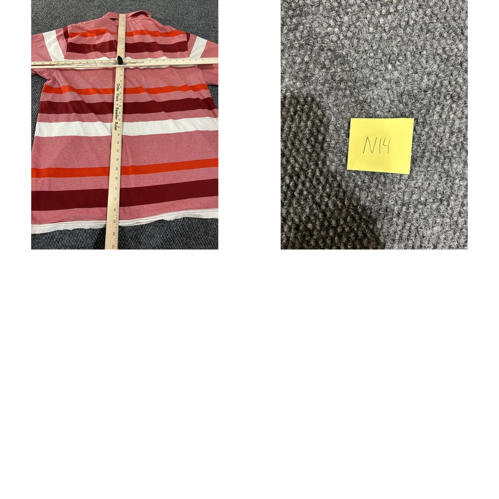 Sean John Sean John polo shirt Mens 3XL orange white red striped knit cotton Button Logo Casual Summer Spring Golf Mens Size US XXL / EU 58 / 5 - 8 Thumbnail