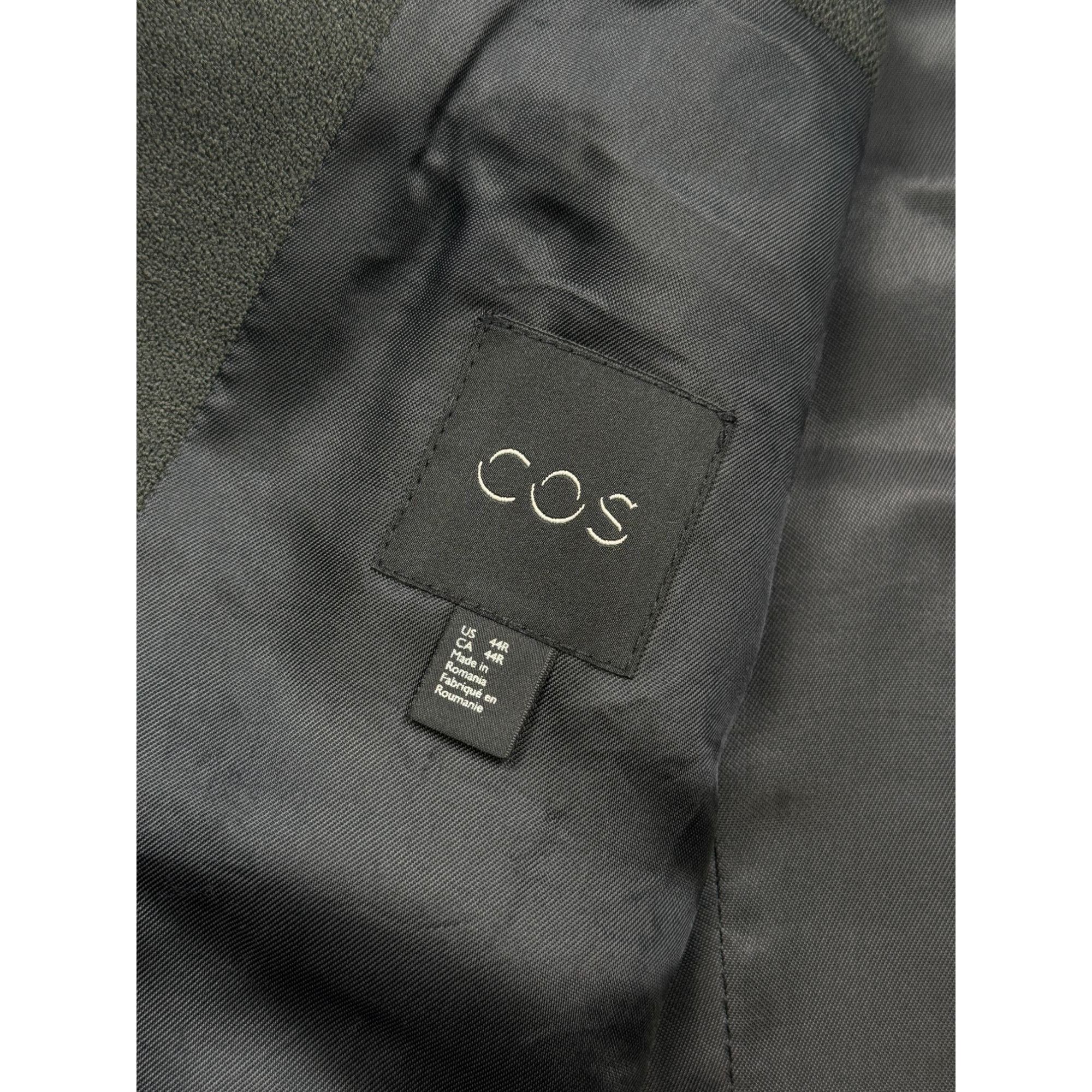 Cos COS Wide Neck Wool Blend Jacket (Y1272) Size US L / EU 52-54 / 3 - 5 Thumbnail