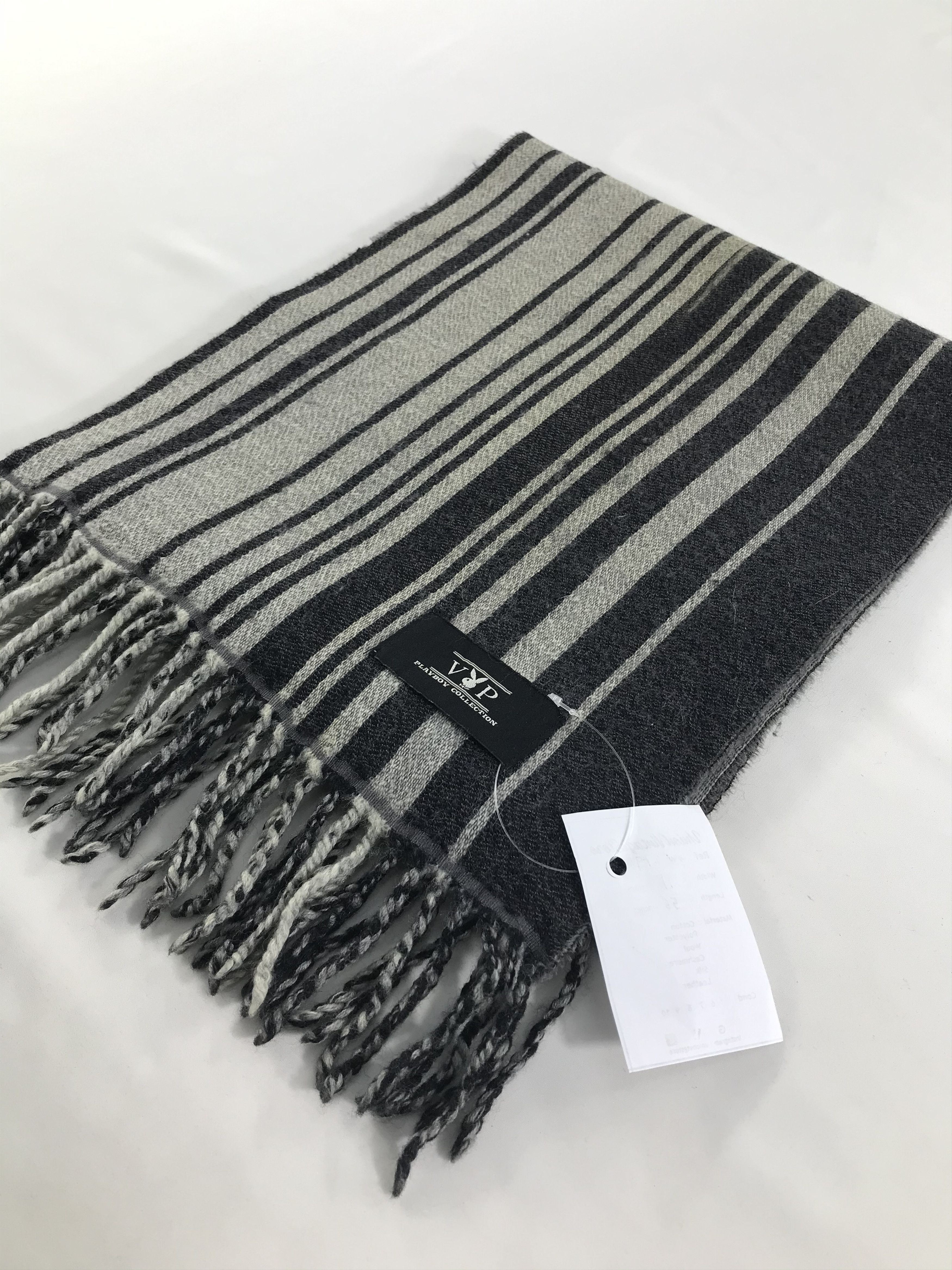 Playboy × Vintage Playboy Scarf / Muffler / Neckwear - WW2796 Size ONE SIZE - 3 Thumbnail