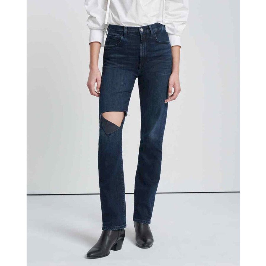 7 For All Mankind NWT 7 For All Mankind Womens Size 28 Easy Slim Sunbeam Jeans Size 28" / US 6 / IT 42 - 4 Thumbnail
