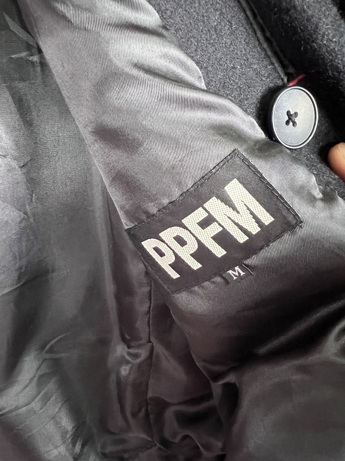 Japanese Brand 🔥 PPFM DOUBLE BREASTED COAT Size US M / EU 48-50 / 2 - 7 Thumbnail