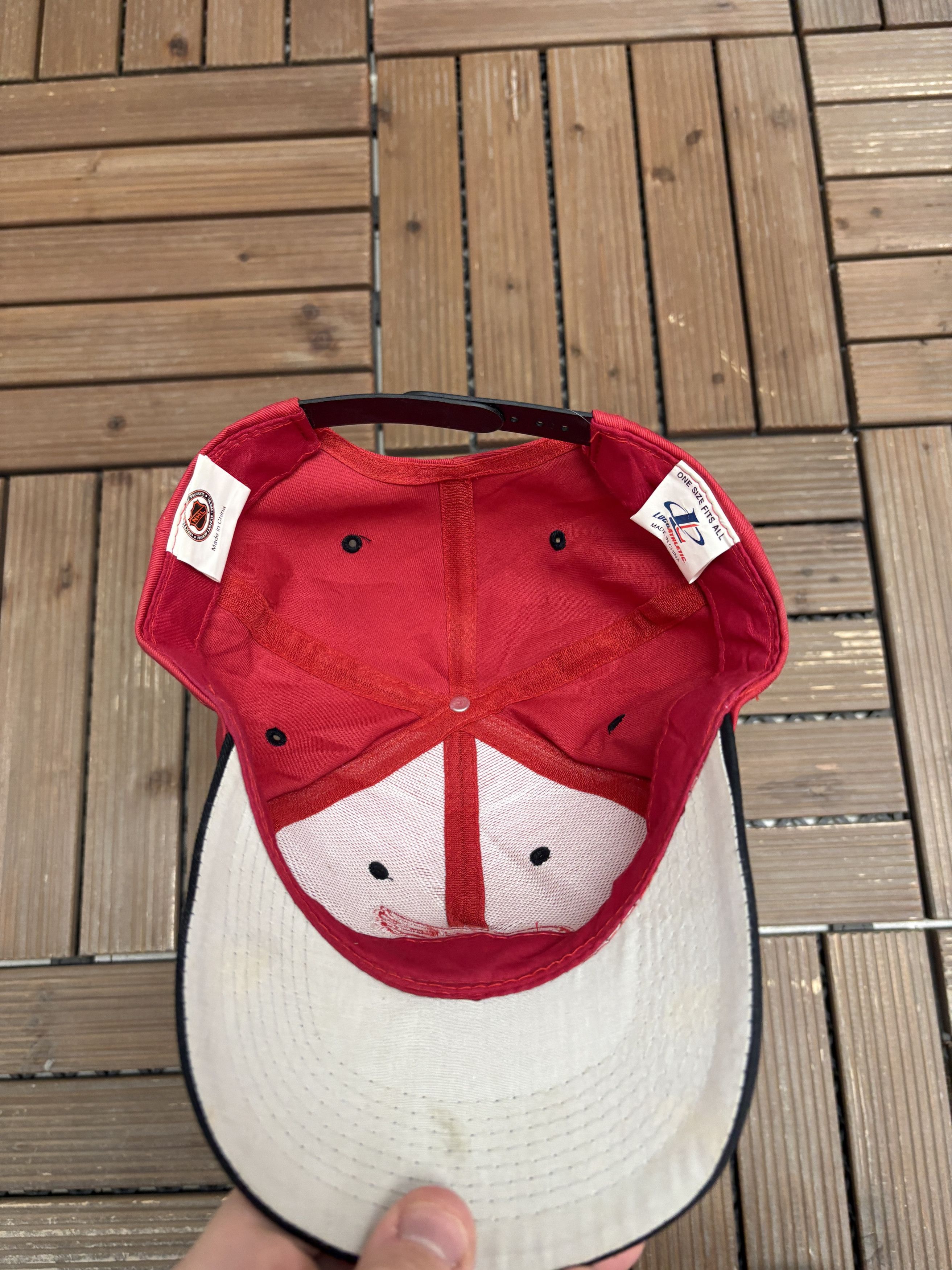 Logo Athletic Detroit Red Wings Vintage Snap Back Hat Cap Size ONE SIZE - 6 Thumbnail