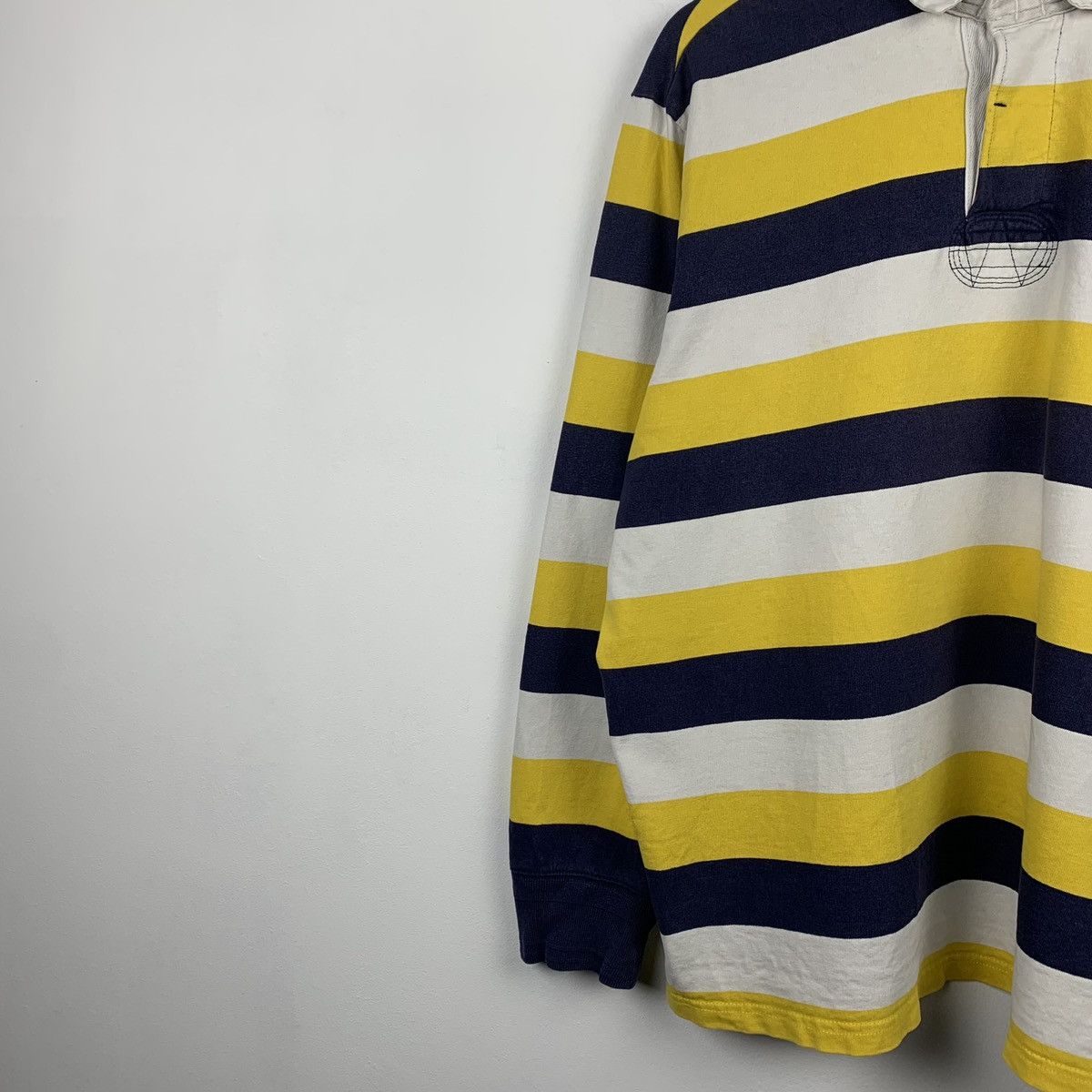 Polo Ralph Lauren Vintage Polo Ralph Lauren Striped Rugby Shirt Long Sleeve Size US XL / EU 56 / 4 - 4 Thumbnail