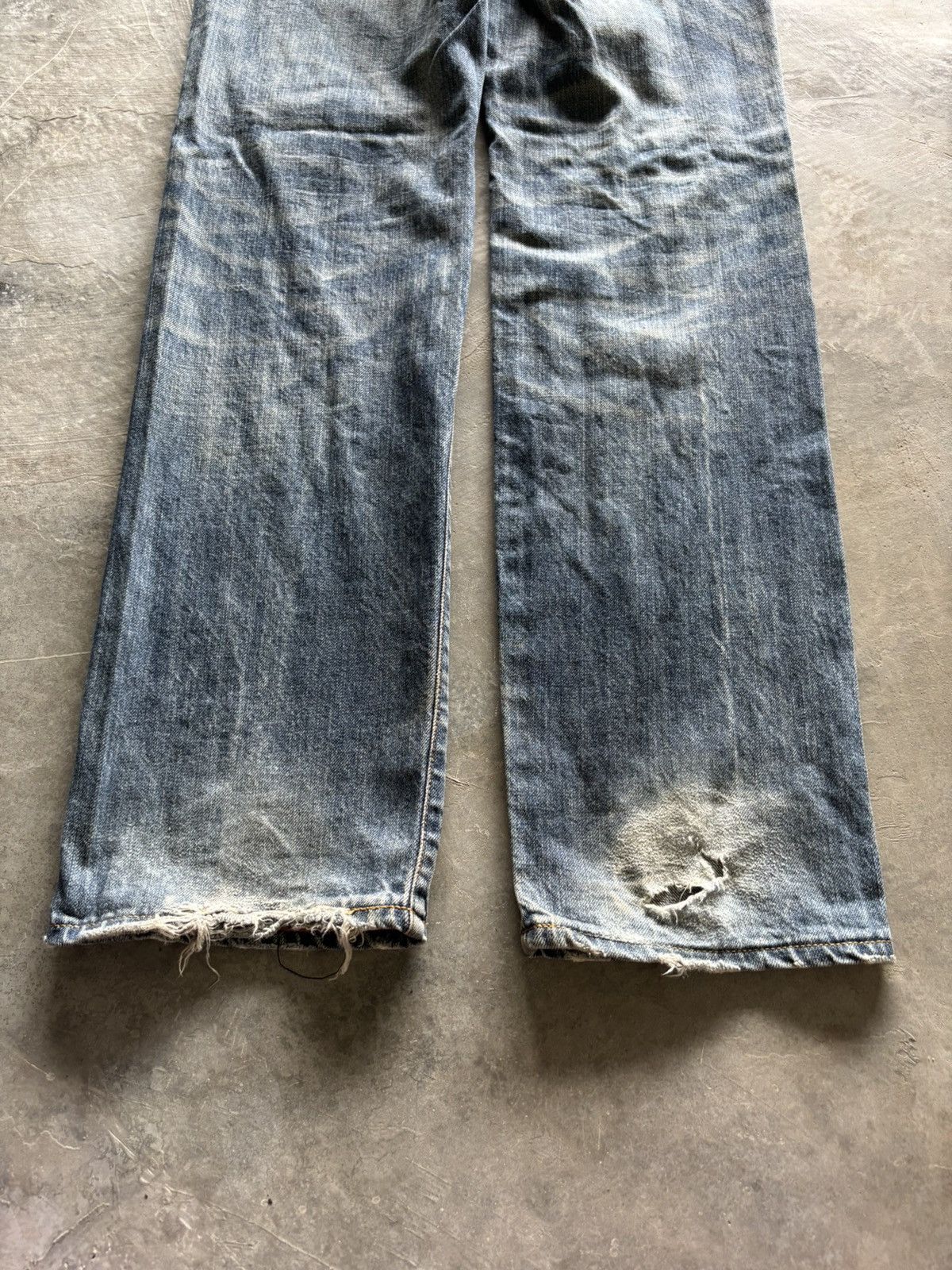 If Six Was Nine vintage blue way luxe japanese jeans sand faded rusty style Size US 32 / EU 48 - 17 Thumbnail