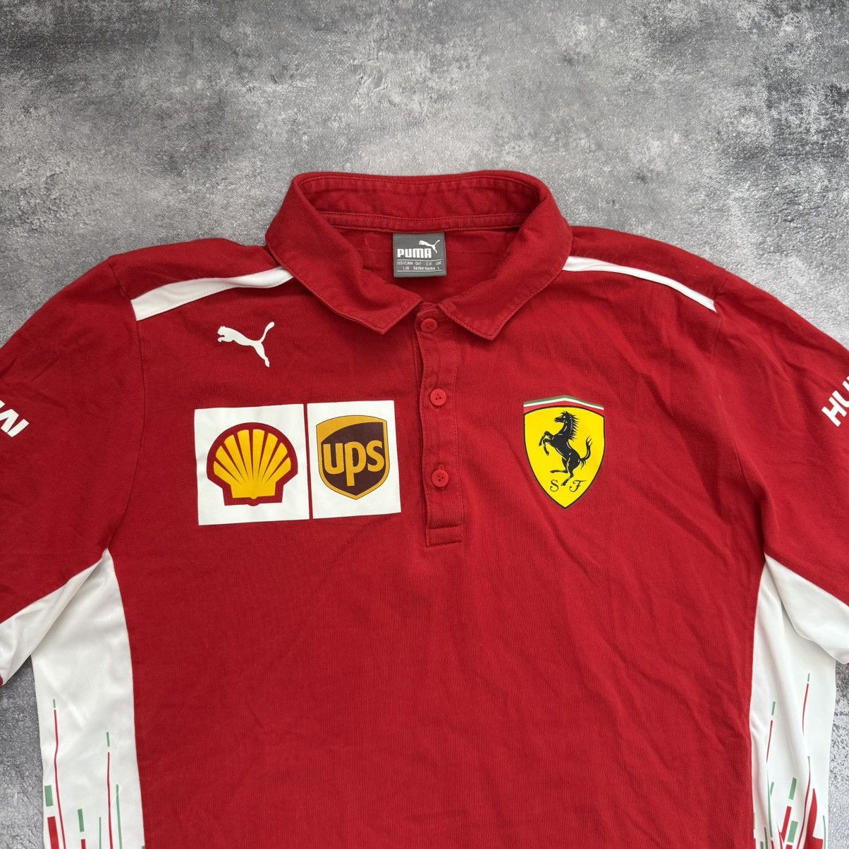 Puma Puma Ferrari Polo Shirt team Raikkonen NOT FOR SALE 2018 Size US L / EU 52-54 / 3 - 3 Thumbnail