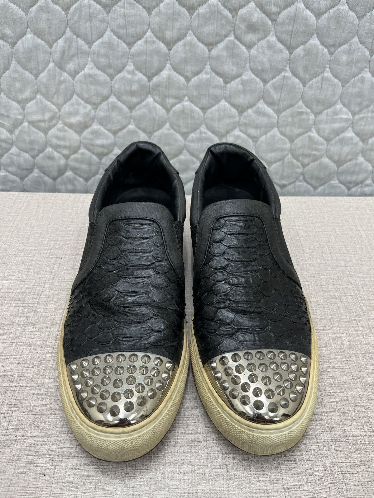 Philipp Plein 🔥🔥🔥STEALS PHILIPP PLEIN STUDDED SLIP ON SHOE Size US 8.5 / EU 41-42 - 6 Thumbnail