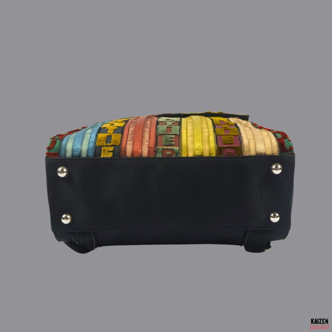 Jean Paul Gaultier JEAN PAUL GAULTIER - 90'S VELVET BACKPACK Size ONE SIZE - 5 Thumbnail