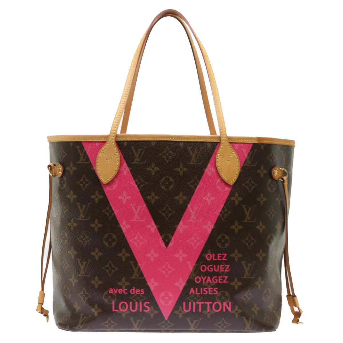 Louis Vuitton Neverfull Mm Brown Canvas Tote Bag (Pre-Owned) Size ONE SIZE - 1 Thumbnail