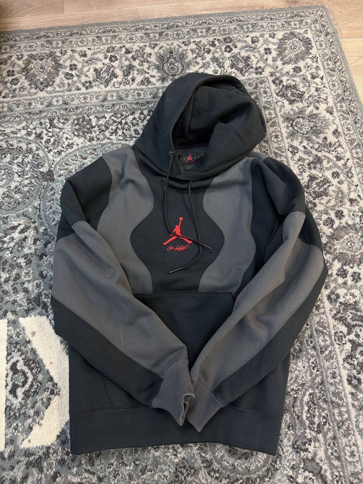 Jordan Brand × Off-White Jordan x off white og hooded sweatshirt Size US L / EU 52-54 / 3 - 1 Thumbnail