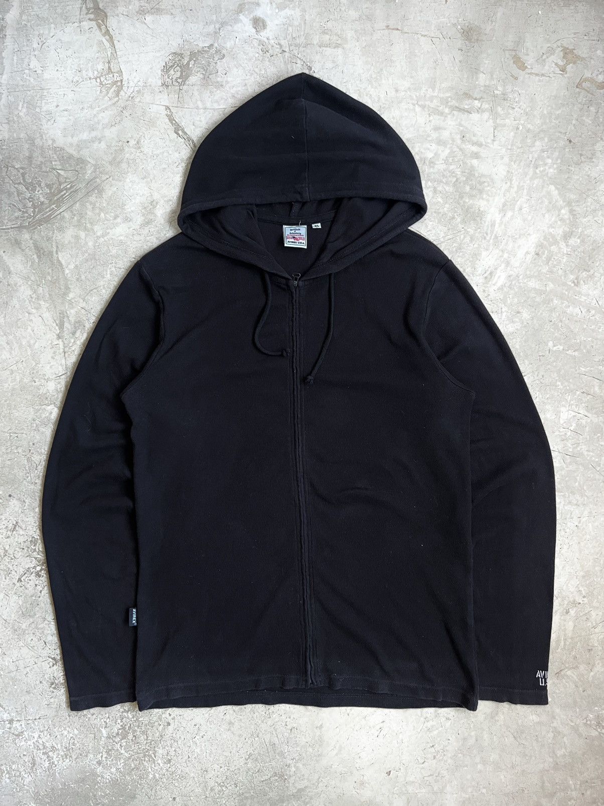 Avirex Vintage Avirex Blank Hoodie Zip Up Size US S / EU 44-46 / 1 - 1 Thumbnail